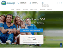 Tablet Screenshot of claraandiriousdds.com